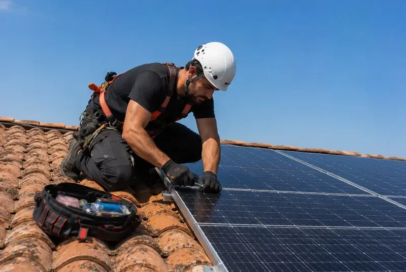 Maintenance et monitoring de panneaux solaires à Briord