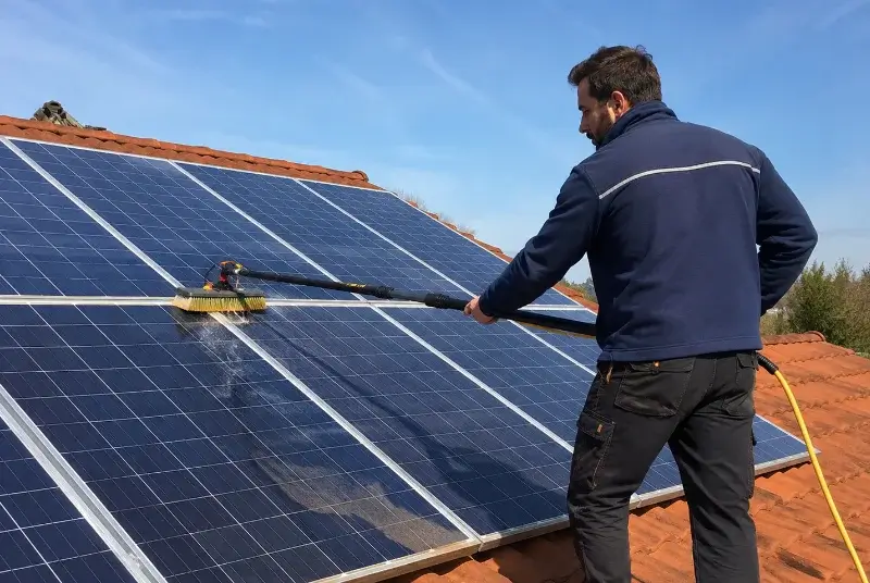 Nettoyage et entretien de panneaux solaires à Briord